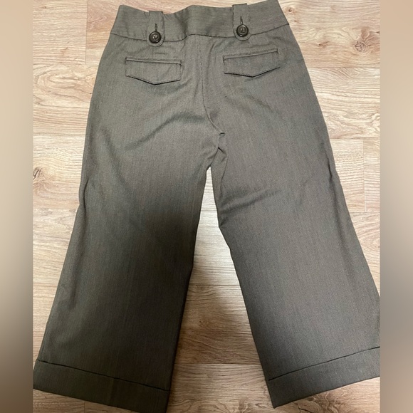 EXPRESS DESIGN Studio Editor Gaucho Pants Brown Size 2 - Picture 4 of 8